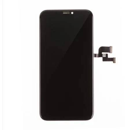 适用于 Apple iPhone X LCD 显示屏和触摸屏数字化仪组件（带框架更换） - 黑色 - AMOLED