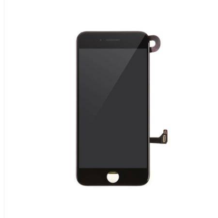 适用于 Apple iPhone 7 液晶屏幕数字化仪组件，带框架小零件更换（不带主页按钮） - 黑色 - Ori