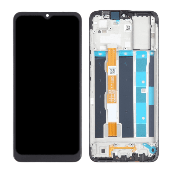 لـ Vivo Y15s شاشة LCD تعمل باللمس محول الأرقام الجمعية استبدال مع الإطار