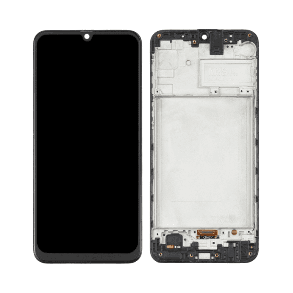 لهاتف سامسونج جالاكسي M21 M215 شاشة LCD تعمل باللمس مع إطار