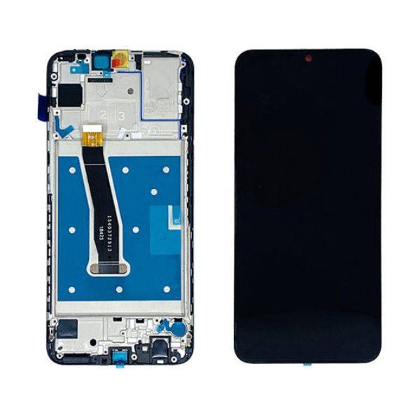 适用于华为 P Smart 2019 LCD 显示屏和触摸屏数字化仪替换件带框架 - 黑色 - Ori