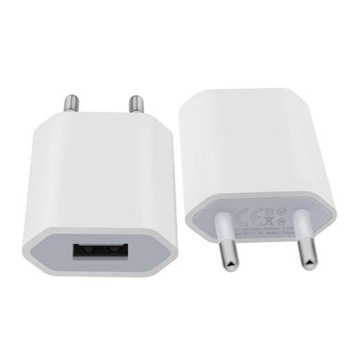 5W USB 电源适配器欧盟插头适用于 iPhone 6 7 8 Plus X XS Max XR 通用充电器
