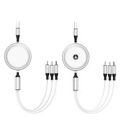 Câble de charge rapide rétractable 3 en 1