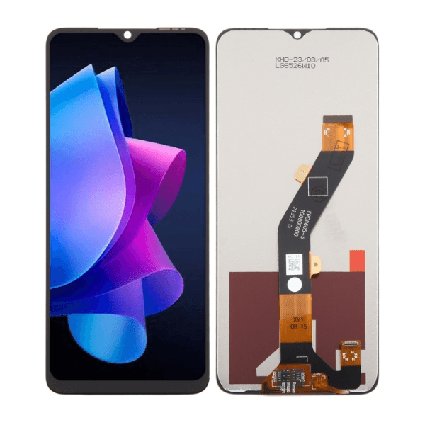 Para Tecno Pop 7 Display LCD Touch Screen Digitalizador Substituição do conjunto