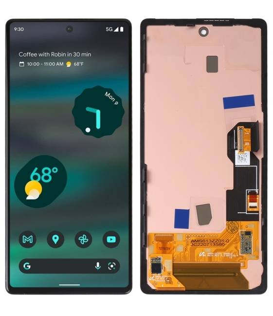 Pour le remplacement de l'assemblage de numériseur d'écran tactile LCD de Google Pixel 6A