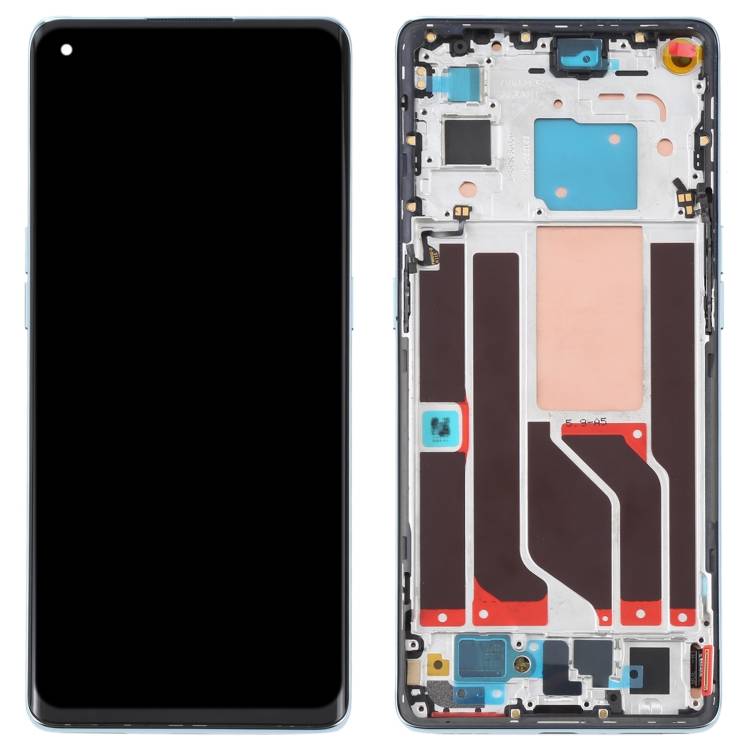 For OPPO Reno6 Pro 5G LCD Display Touch Screen Digitizer Assembly With Frame
