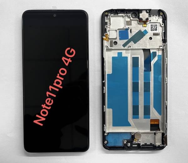 لXiaomi Redmi Note 11 Pro 4G LCD تعمل باللمس محول الأرقام الجمعية استبدال