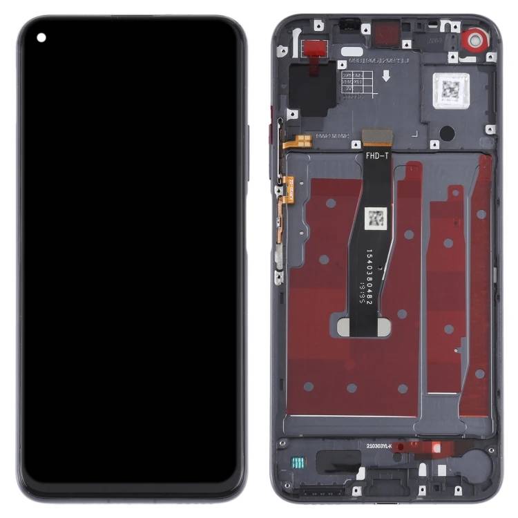 For Huawei Nova 5T LCD Display Touch Screen Digitizer Assembly with Frame