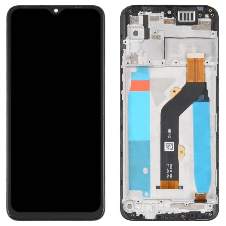 For Infinix Hot 10 Play X688B Touch Screen Assembly with Frame