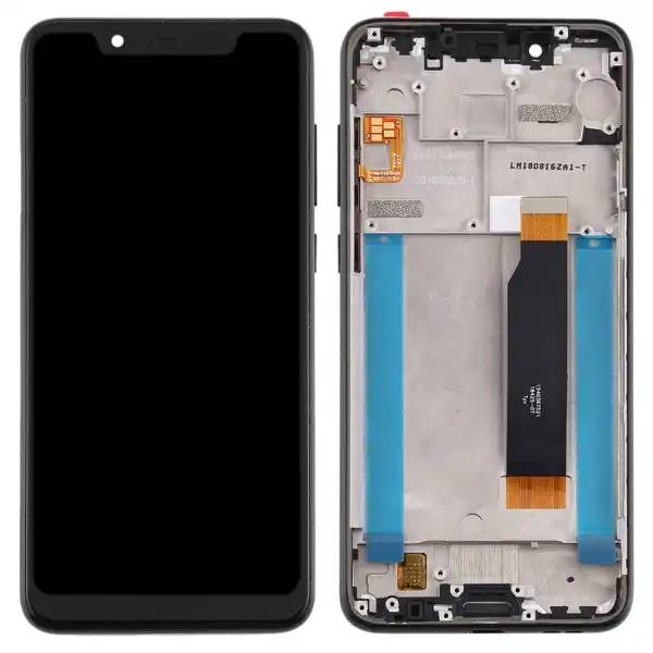 Ensamblaje de digitalizador de pantalla táctil LCD con marco para Nokia 5.1 Plus
