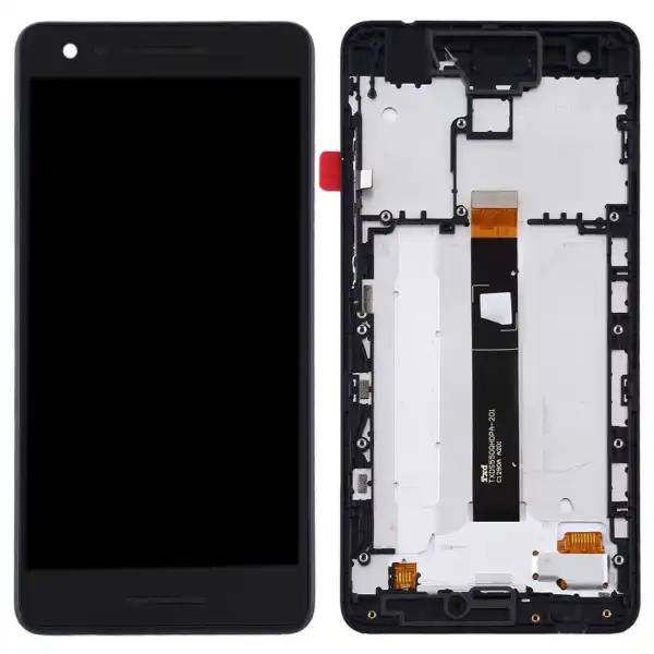 Para Nokia 2.1 Pantalla LCD táctil digitalizadora con marco