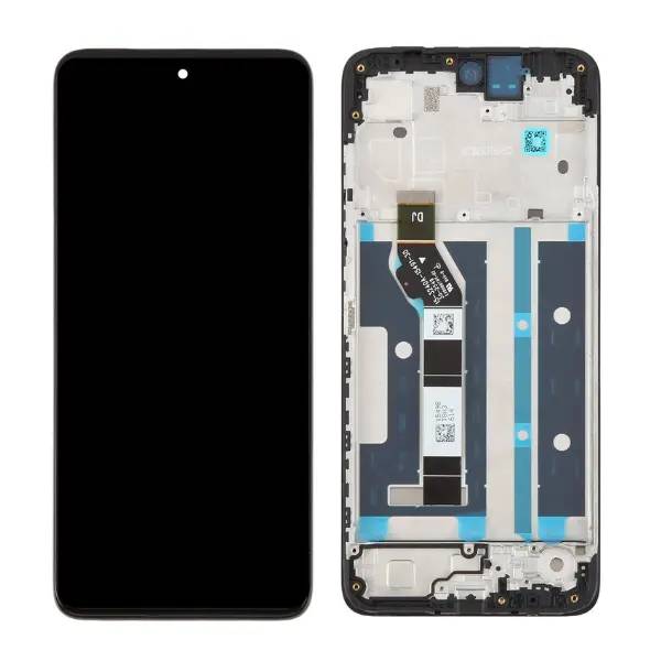 For Motorola Moto G17 LCD Display Touch Screen Digitizer Assembly With Frame
