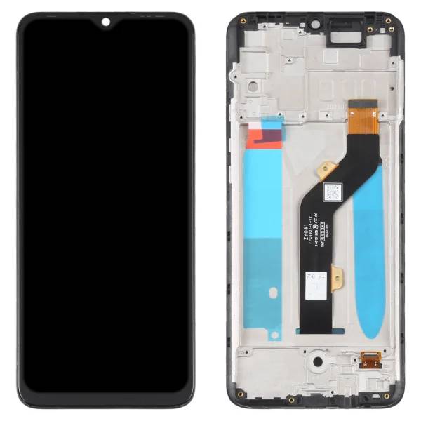 For Tecno Spark 5 Air LCD Display Touch Screen Digitizer Assembly With Frame