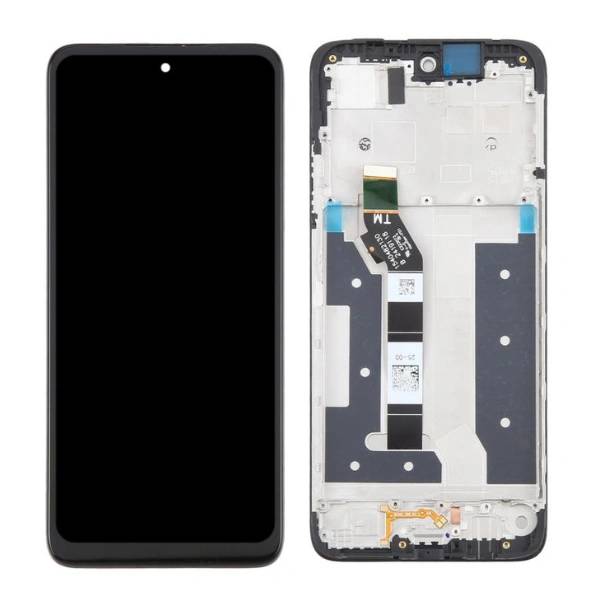 For Motorola Moto G35 LCD Display Touch Screen Digitizer Assembly With Frame