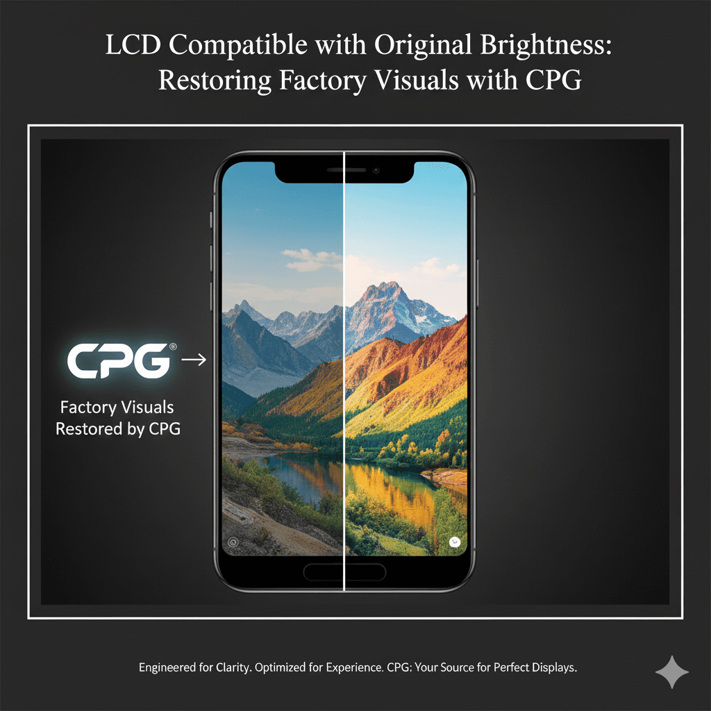 شاشة LCD متوافقة مع السطوع الأصلي: استعادة صور المصنع باستخدام CPG
