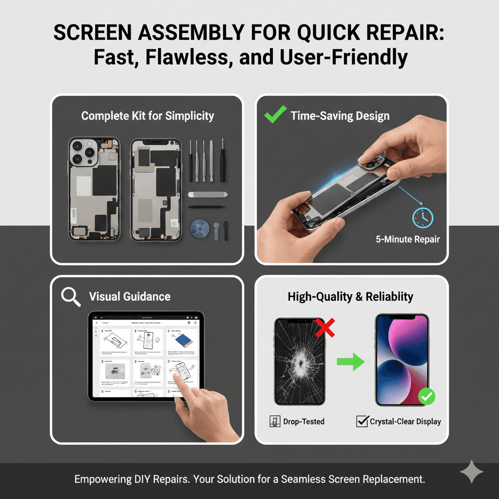 Экран в сборе для быстрого ремонта: сокращение времени простоя, повышение эффективности
