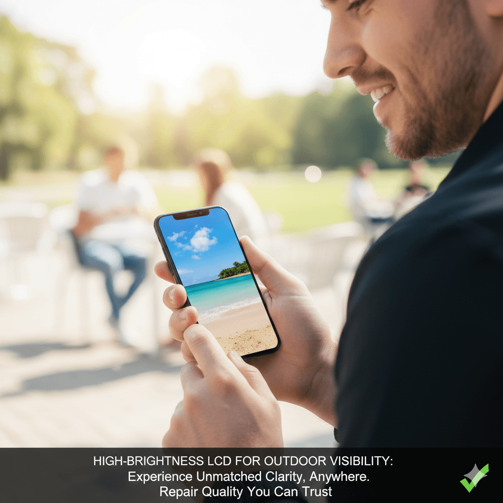 High-Brightness LCD for Outdoor Visibility: Repair Quality You Can Trust