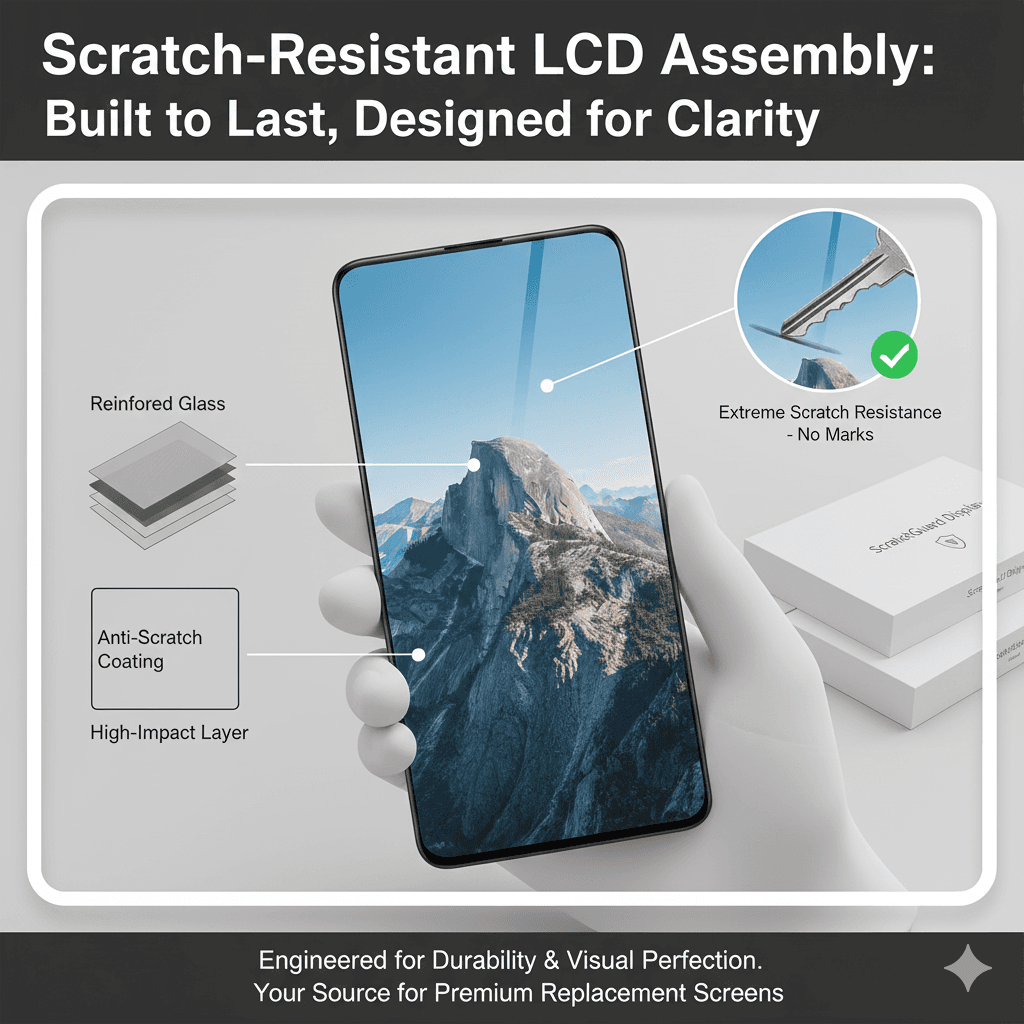 Scratch-Resistant LCD Assembly: Built for Durability and Clear Vision