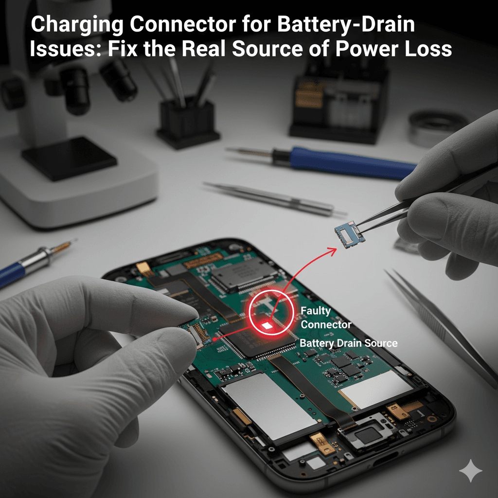 Charging Connector for Battery-Drain Issues: Fix the Real Source of Power Loss
