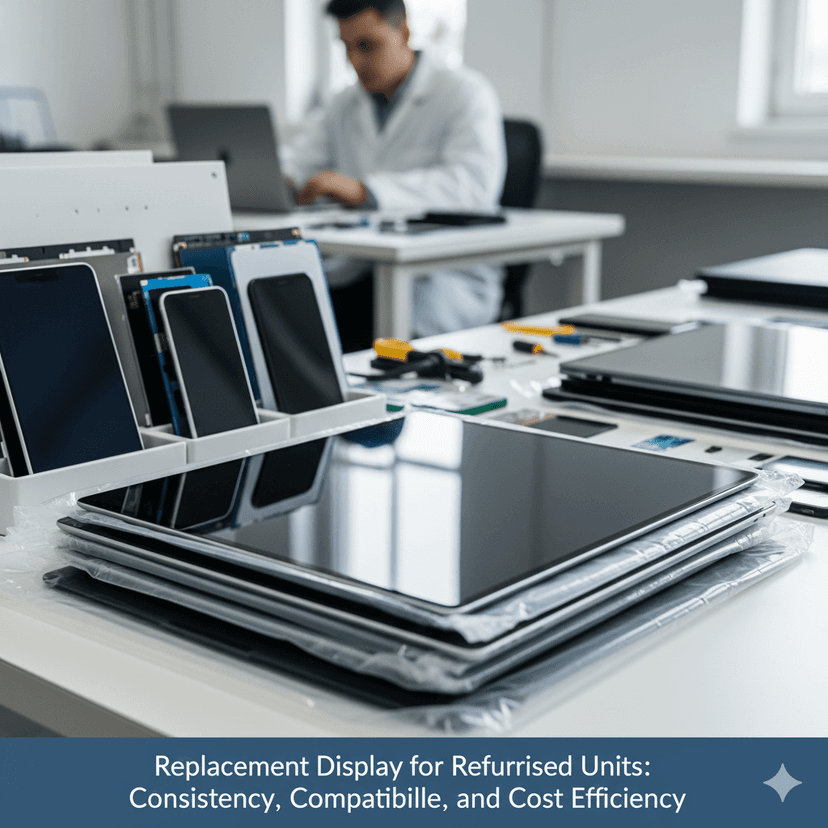 Gallery Detail: Replacement Display For Refurbished Units Oem Grade Solution