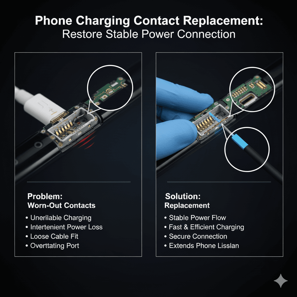 Phone Charging Contact Replacement: Restore Stable Power Connection