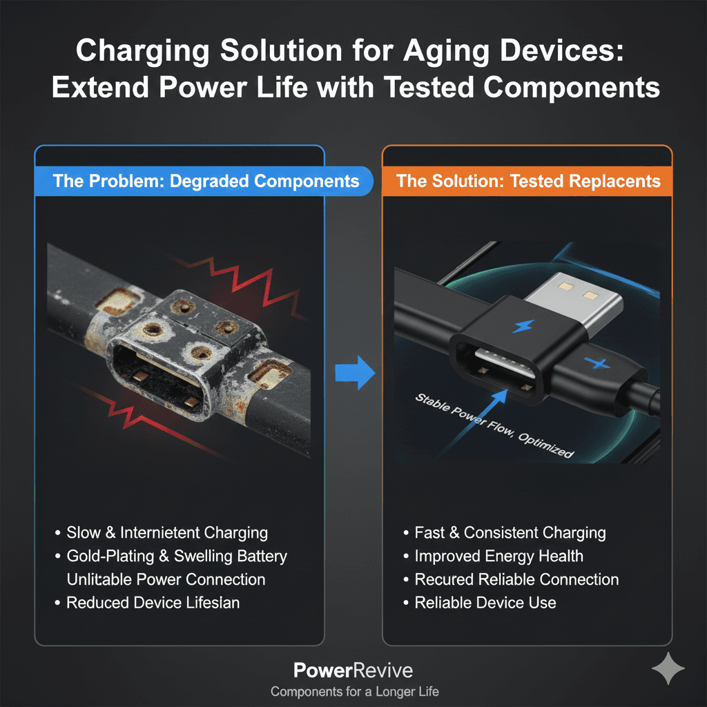 Charging Solution for Aging Devices: Extend Power Life with Tested Components