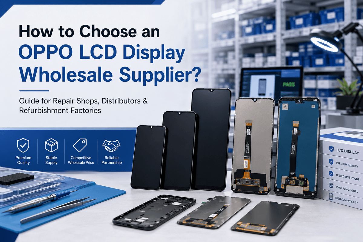 كيفية اختيار مورد بالجملة لشاشات LCD من OPPO لشركات الإصلاح؟