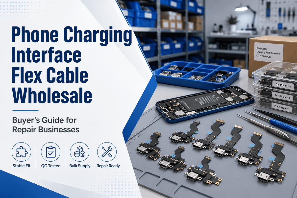 Phone Charging Interface Flex Cable Wholesale: Buyer’s Guide for Repair Businesses