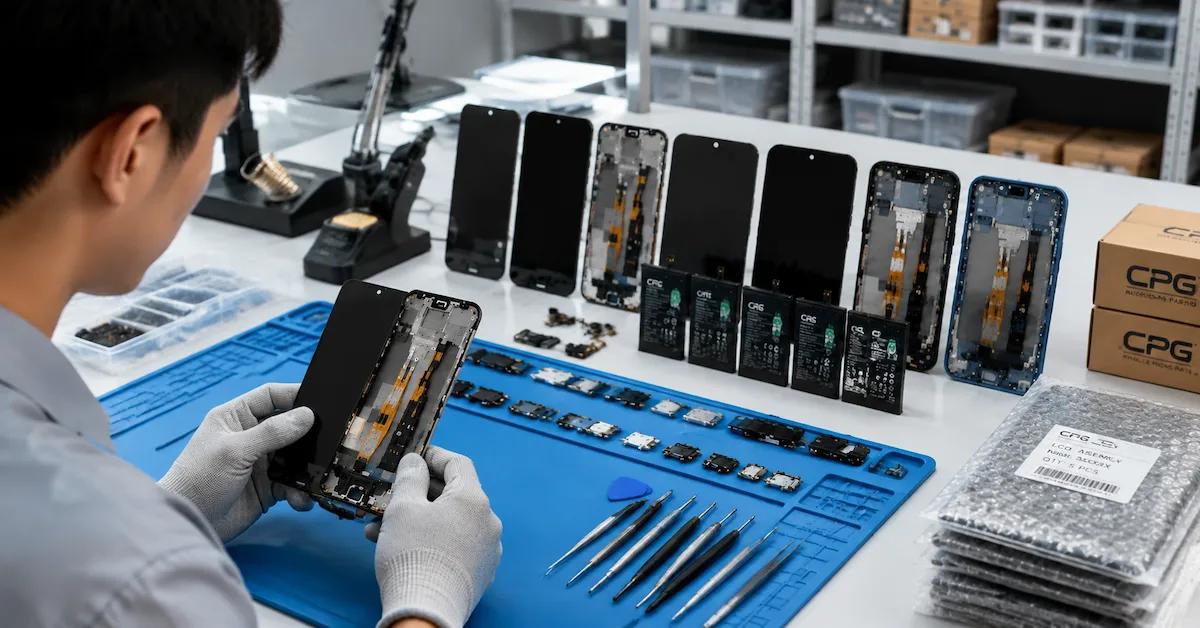 Fornecedor de Conjuntos de Telas LCD: Um Guia de Compras B2B para Oficinas de Reparo e Distribuidores Globais