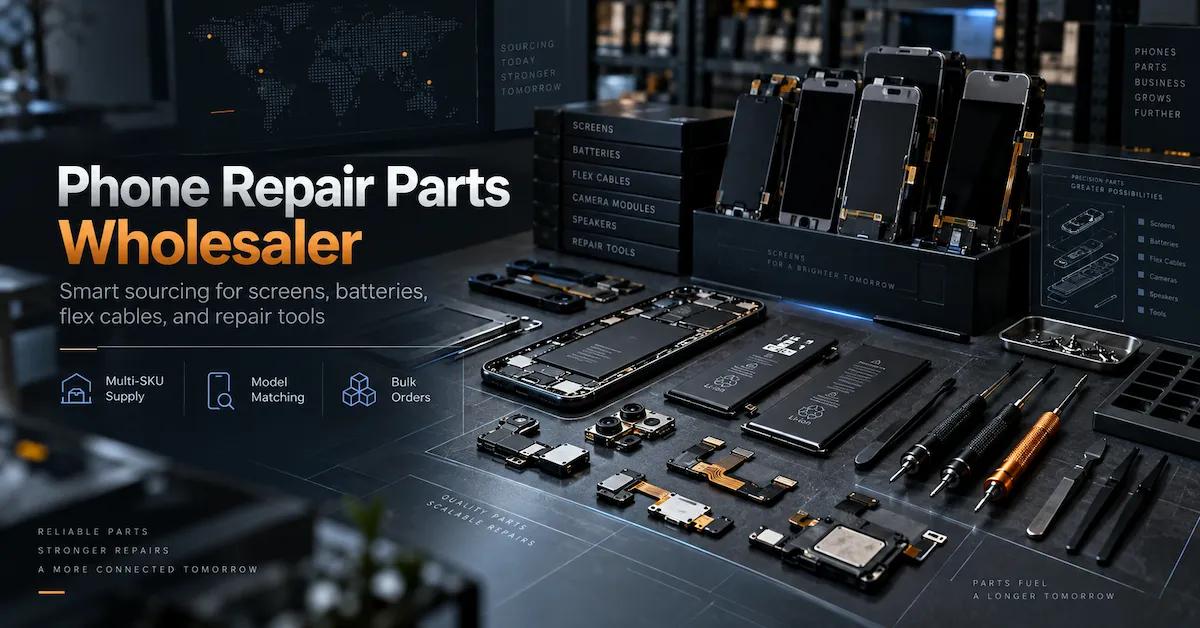 Phone Repair Parts Wholesaler: How Repair Shops and Distributors Can Control Multi-SKU Purchasing Risk