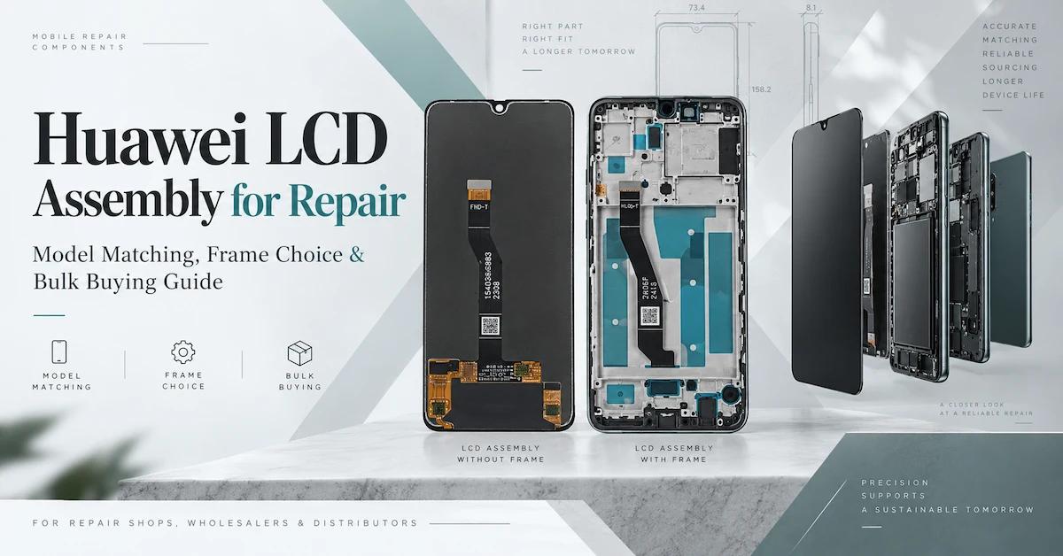 Huawei LCD Assembly for Repair: Model Matching, Frame Choice, and QC for Bulk Buyers