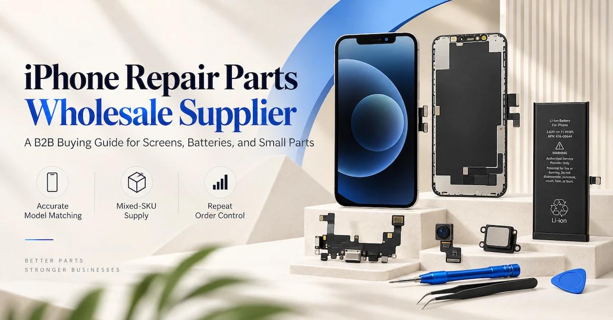 iPhone Repair Parts Wholesale Supplier: How B2B Buyers Control Model, Quality, and Mixed-SKU Orders