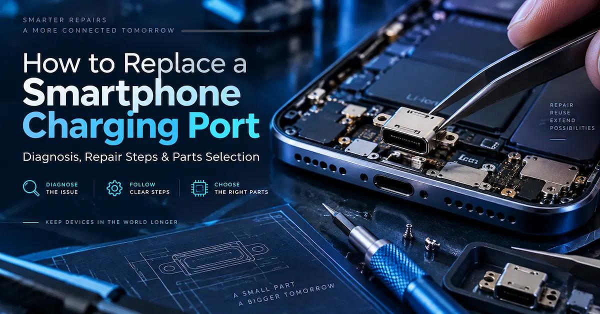 How to Replace a Smartphone Charging Port: Professional Repair Steps, Diagnosis, and Parts Selection