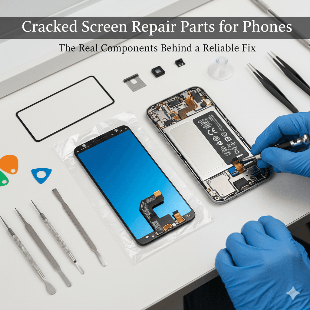 Cracked Screen Repair Parts for Phones: The Real Components Behind a Reliable Fix