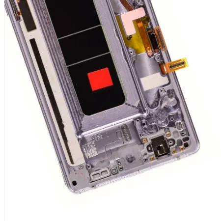 适用于三星 Galaxy Note 8 OLED 显示屏和触摸屏数字化仪组件,带框架更换 - 紫色 -Ori