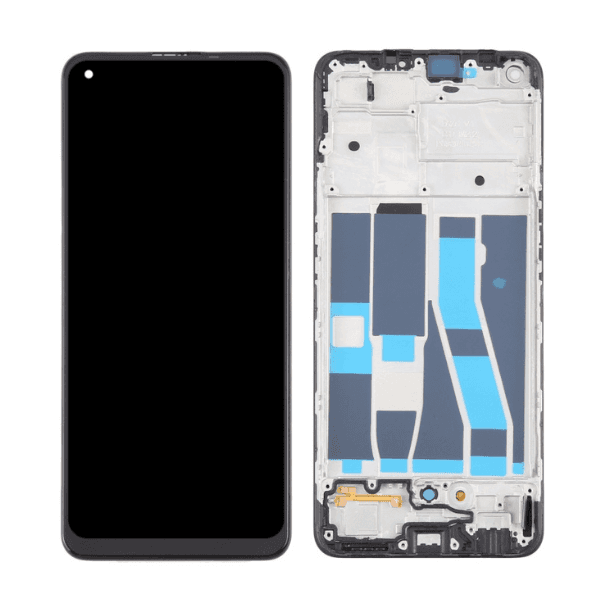 适用于 OPPO Reno5 Lite 液晶显示屏触摸屏数字化仪组件带框架