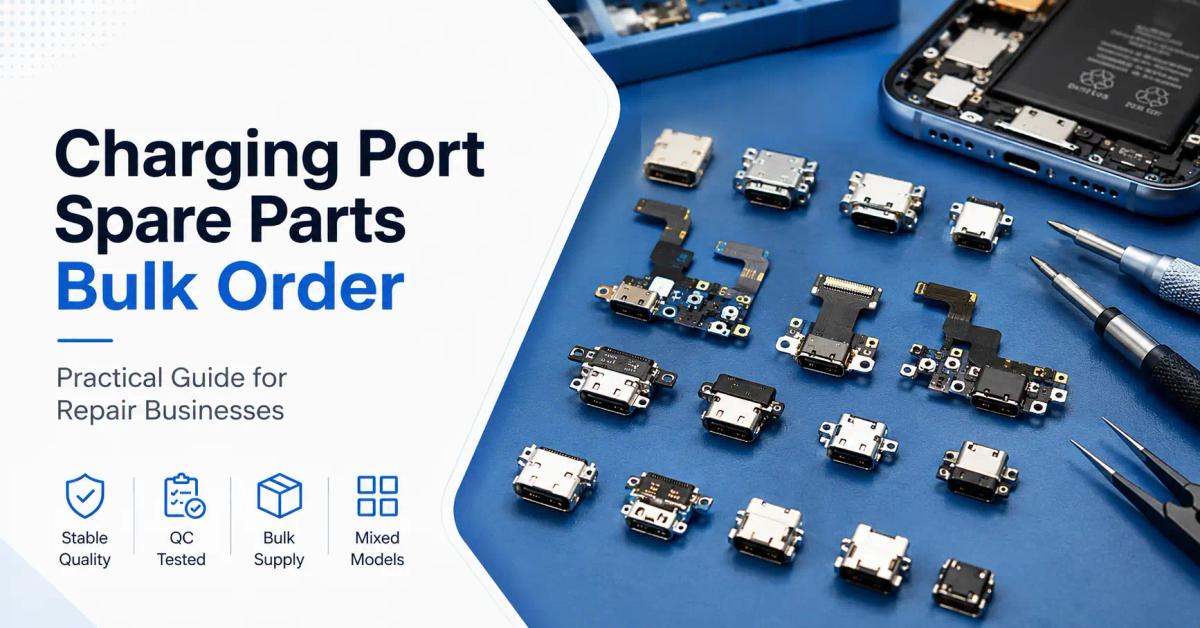 Charging Port Spare Parts Bulk Order: A Practical Guide for Repair Businesses