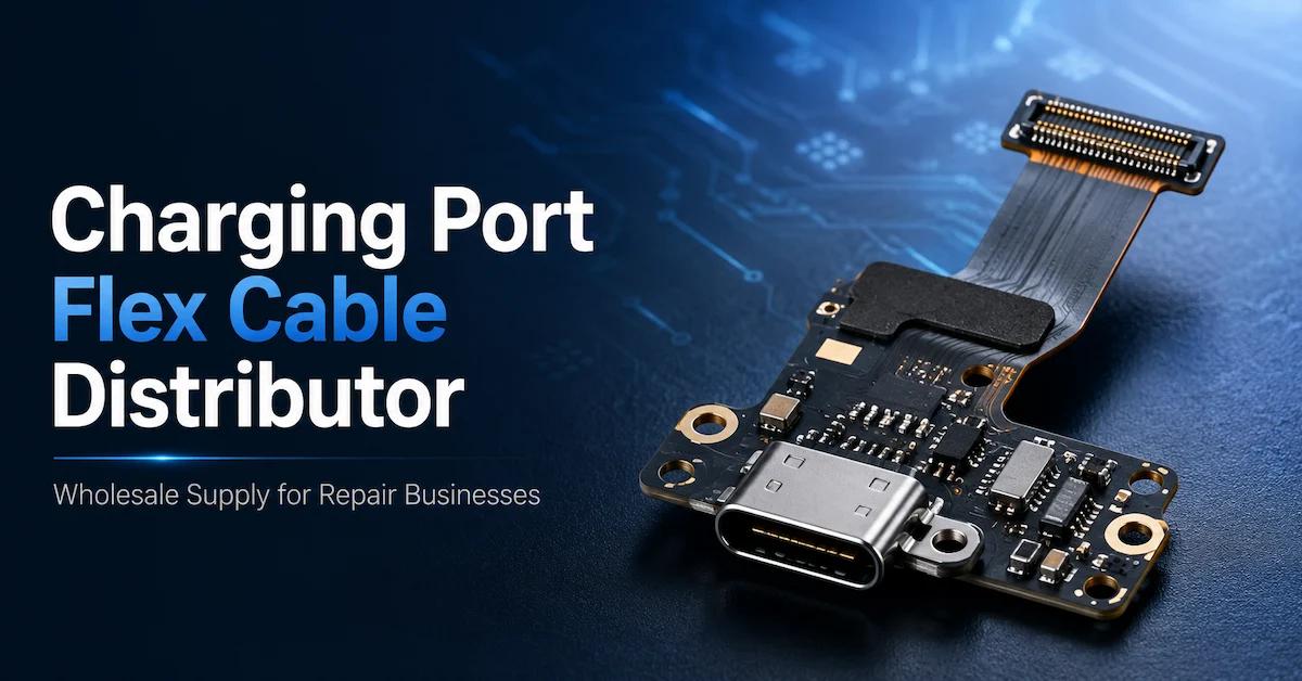 How to Choose a Charging Port Flex Cable Distributor for Repair Businesses?