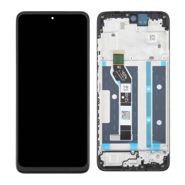 适用于摩托罗拉 Moto G05 的液晶显示屏触摸屏数字化仪组件(带边框)